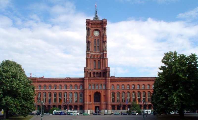 Rotes Rathaus i Berlin