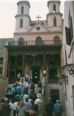 Den hngende, koptiske kirke, El Muallaqa