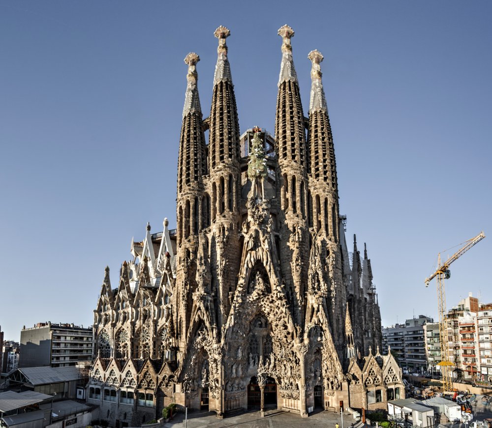 Fødselsfacaden på Sagrada Familia